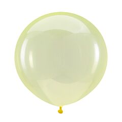 24" Anagram Crystal Clearz Yellow Latex