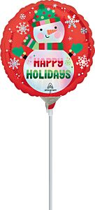 9" Shimmering Snowman