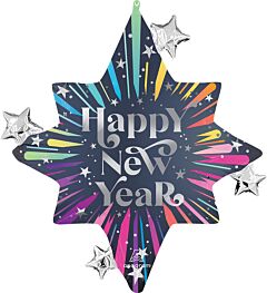 29" Satin New Years Blast Stars