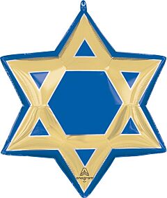 24" Happy Hanukkah Star of David