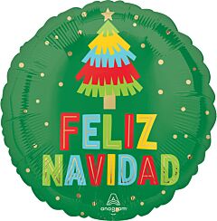 17" Feliz Navidad Festive Fringe