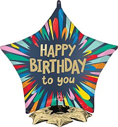 22" Satin Birthday Blast Frillz