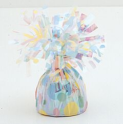 175 Gram Fringed Foil Weight - Polka Dots