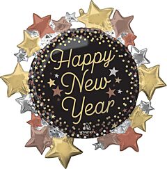 30" Luxe New Year Stars