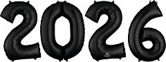 34" 2-0-2-6 Number Bunch Black 34 inch