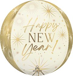 16" Golden Soiree New Year Orbz