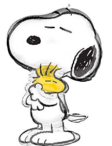 30" Peanuts Snoopy and Woodstock