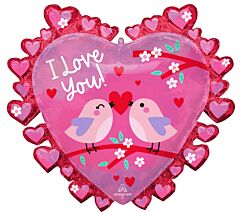 29" I Love You Love Birds