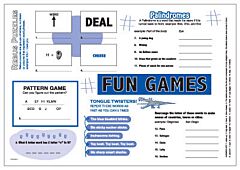 9.75X14" Placemat - Fun Games