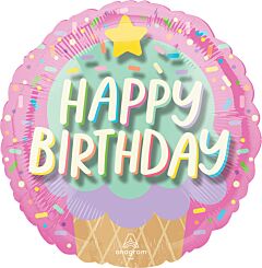 15" Ice Cream Party Birthday Panoramic