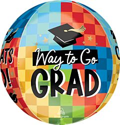 16" Diploma Check Congrats Grad Way to Go