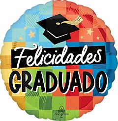 17" Diploma Check Felicidades Graduado