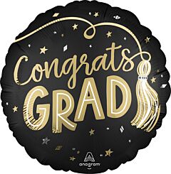 28" Satin Twirling Tassels Congrats Grad