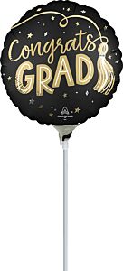 4" Satin Twirling Tassels Congrats Grad