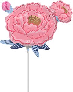 14" Satin Peony Garden