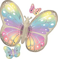29" Satin Fluttering Dreams Butterflies