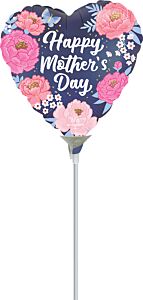 4" Satin HMD Peony Garden