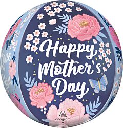 16" Satin HMD Peony Garden Orbz