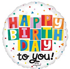 17" Celebrate the Day Birthday