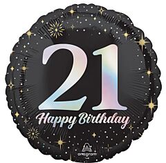 17" Sparkling Birthday 21