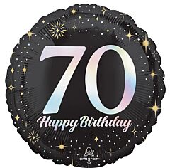 17" Sparkling Birthday 70