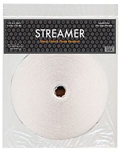 500' Crepe Streamer - White