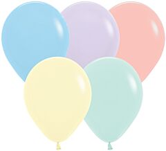 5" Pastel Matte Assortment Melon Latex