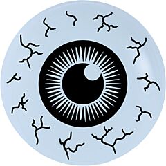 5" Eyeball-Bloodshot Fashion White Latex