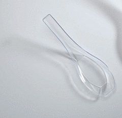 5" Asian Spoon Clear 4/50