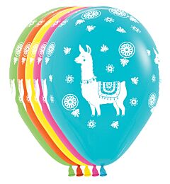 11" Sempertex Llama Asst Latex