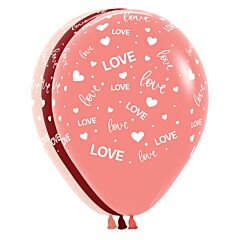 11" Love and Hearts Latex