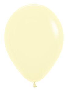 5" Pastel Matte Yellow Latex