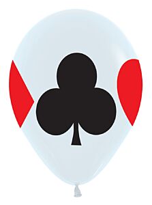 11" Card Suits Latex