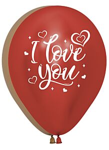 11" I Love You Bright Latex Asst