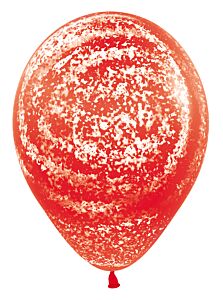 11" Sempertex Graffiti Fashion Red Latex