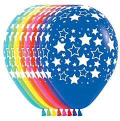11" Bold Stars Deluxe Latex Assortment
