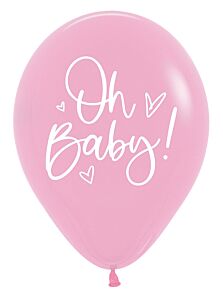 11" Baby Girl Script Latex