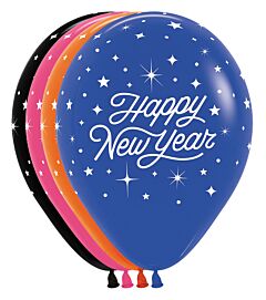 11" New Year Shimmer Latex Assortment