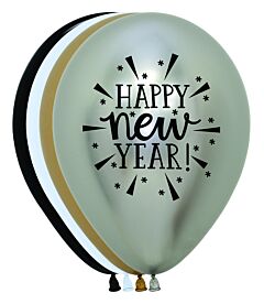 11" New Year Burst Latex Assortment