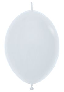 12" Link-O-Loon Fashion White Latex