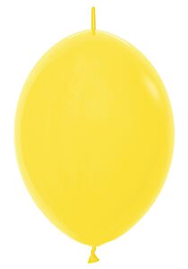 12" Link-O-Loon Fashion Yellow Latex