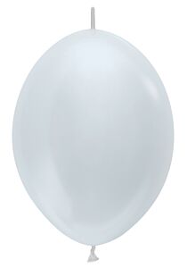 12" Link-O-Loon Pearl White Latex