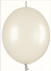 6" Link-O-Loon Pearl White Latex
