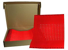 1/2" Plastic Wristband - Red