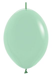 6" Pastel Dusk Green Tea Link O Loon Latex
