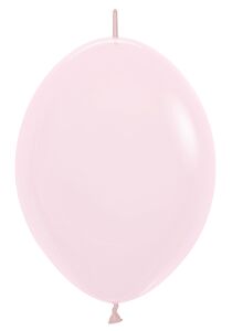 12" Link-O-Loon Pastel Matte Pink Latex