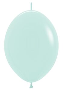 12" Link-O-Loon Pastel Matte Green Latex