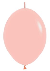 12" Link-O-Loon Pastel Matte Melon Latex