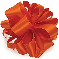Double Face Satin 100yd No3 - Orange