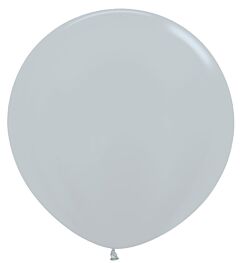 36" Metallic Silver Latex